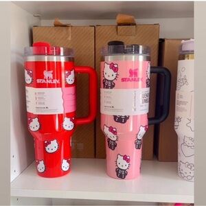 Stanley Cup 40oz with straw (Inspir3d) Hello Kitty New*